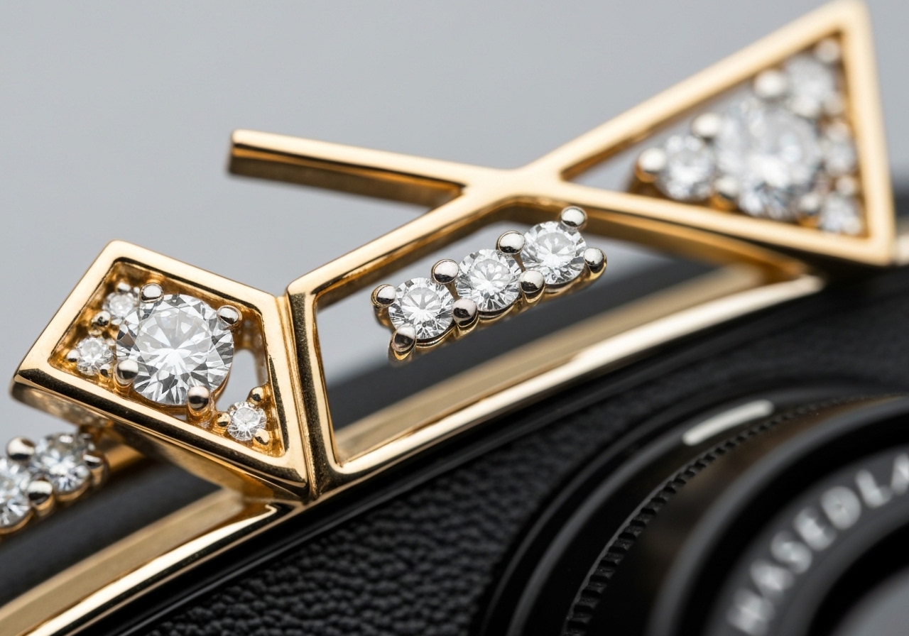 Detailaufnahme des moderner Brautschmuck mit Perlen im Berliner Atelier von Juwelier lesfacettes.de