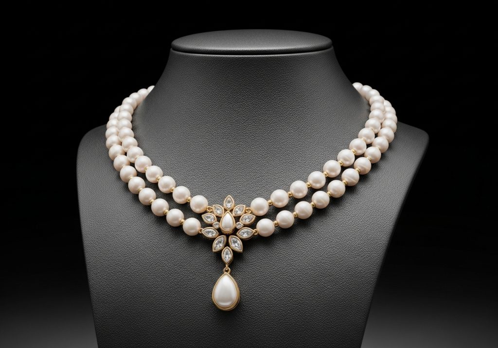 Exklusiver Perlenschmuck von lesfacettes.de - Warum indische Bräutigame zur Hochzeit Perlenketten tragen in meisterhafter Handarbeit