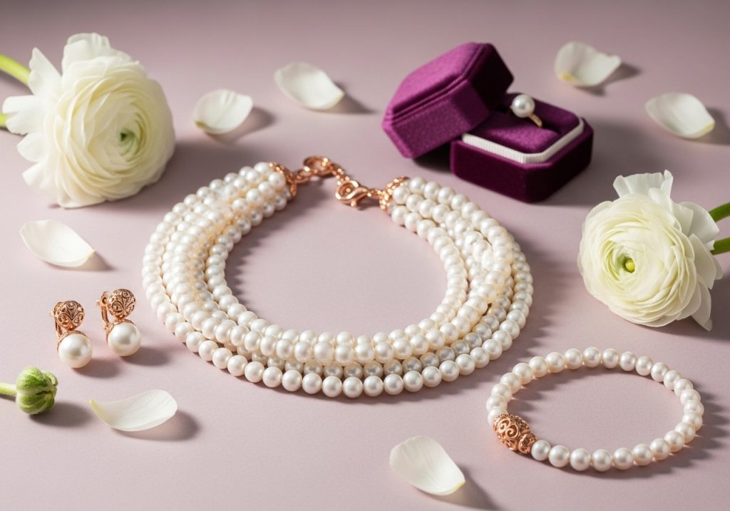 Exklusiver Perlenschmuck von lesfacettes.de - Perlenschmuck zum Muttertag in meisterhafter Handarbeit