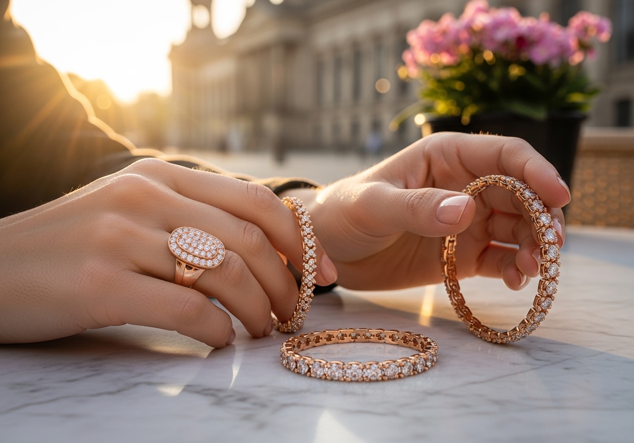 Detailaufnahme des Was macht Omega Uhren so besonders im Berliner Atelier von Juwelier lesfacettes.de